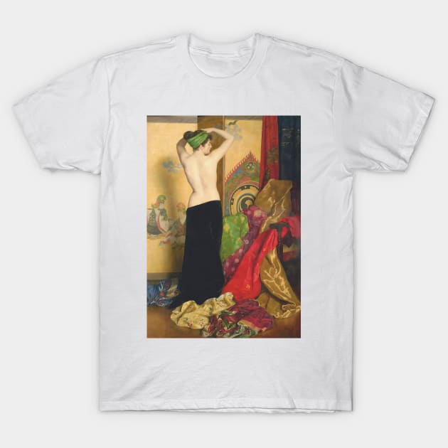 Pomps And Vanities by John Collier T-Shirt by Classic Art Stall